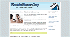 Desktop Screenshot of electricshaverguy.com