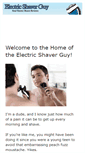 Mobile Screenshot of electricshaverguy.com